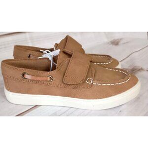 The Children’s Place Tan Canvas Sneakers Size 2 Casual Slip On Shoes New